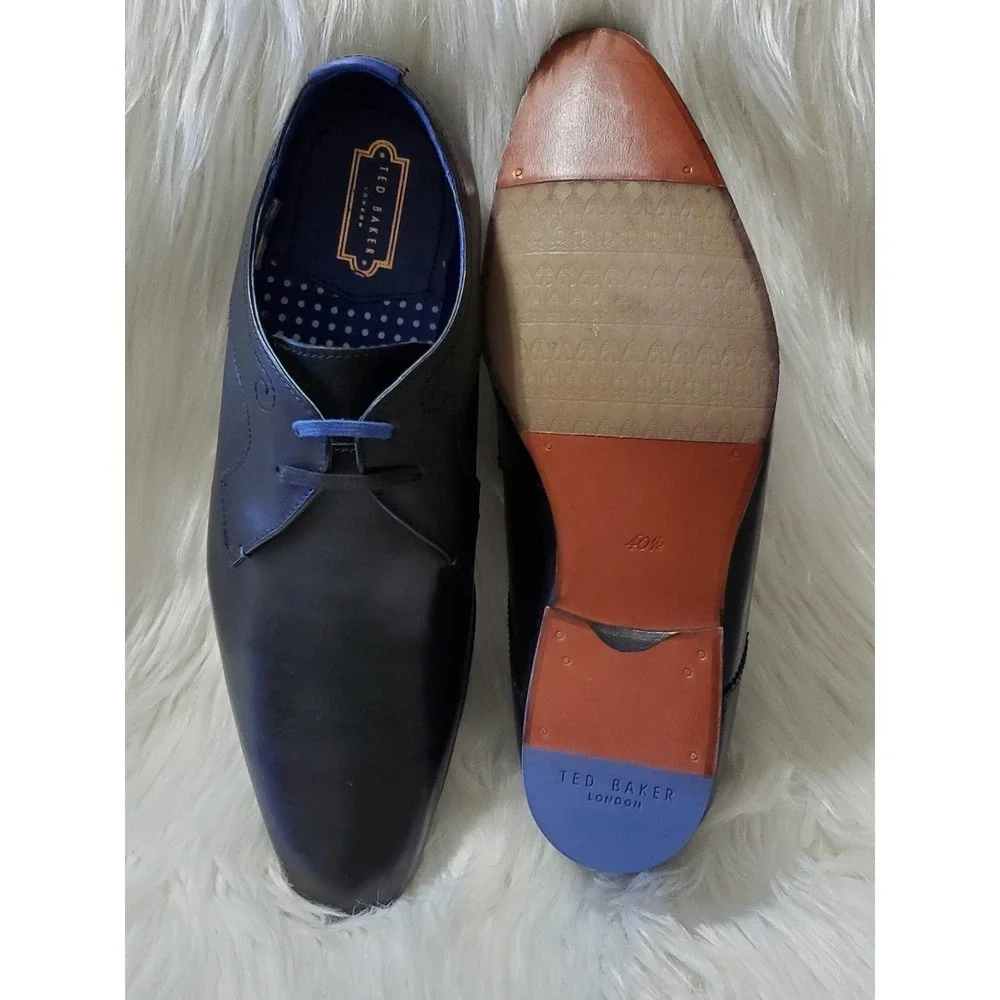 Ted Baker London Plain Toe Derby - Black 40.5